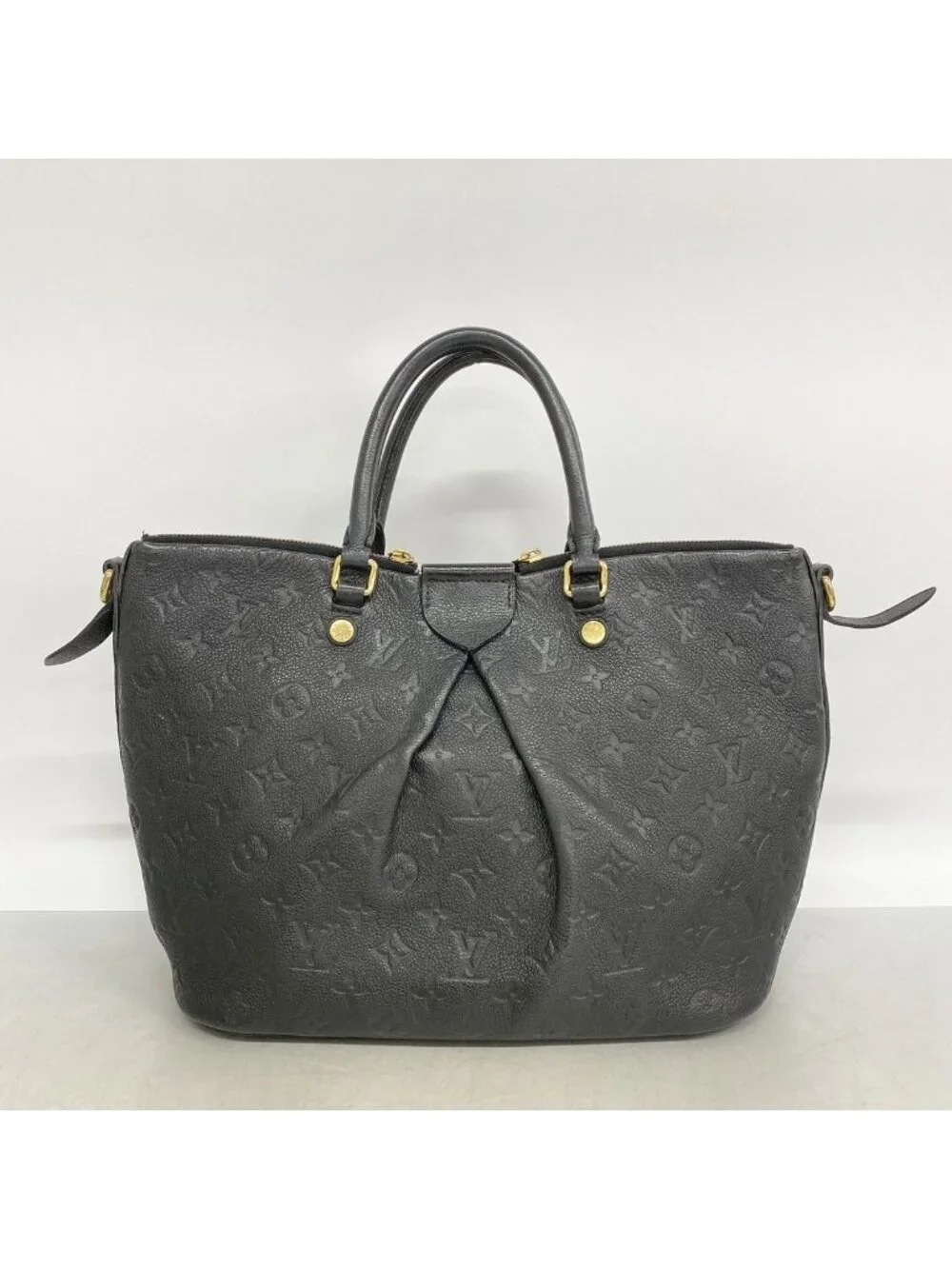 Louis Vuitton Handbag Monogram Empreinte Mazarine MM Noir